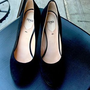Fendi Suede heels